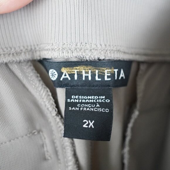 Athleta Venice High-Waist Stretch Athletic Pants - Gray‎ Size 2XL - Picture 7 of 8